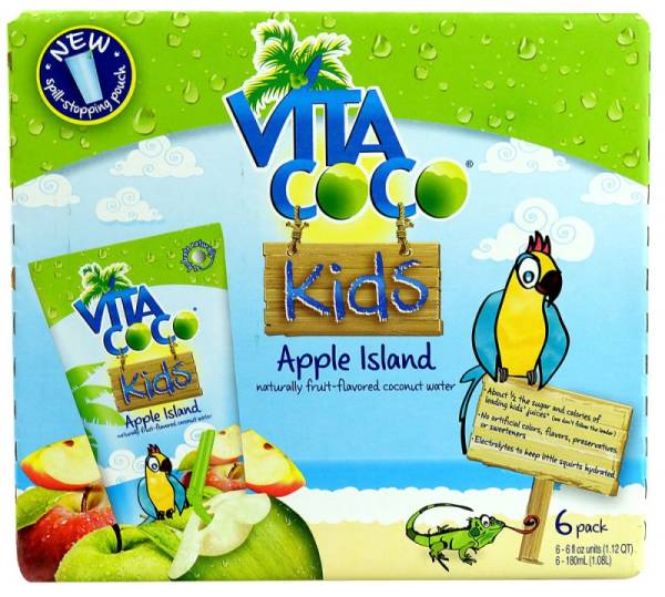 Vita Coco - Vita Coco Kids Coconut Water Apple Island 11.1 fl oz 6 Pack