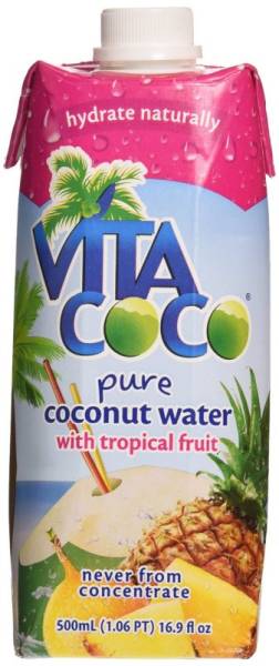 Vita Coco - Vita Coco Pure Coconut Water, Tropical Fruit 16.9 fl oz (12 Pack)