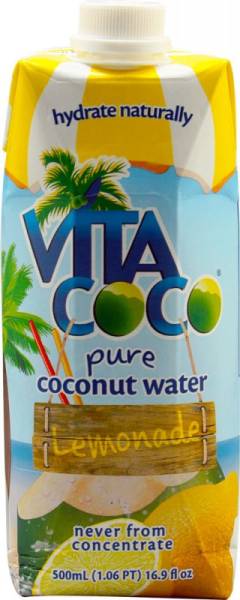 Vita Coco - Vitacoco Coconut Water Lemonade 16.9 fl oz (12 Pack)