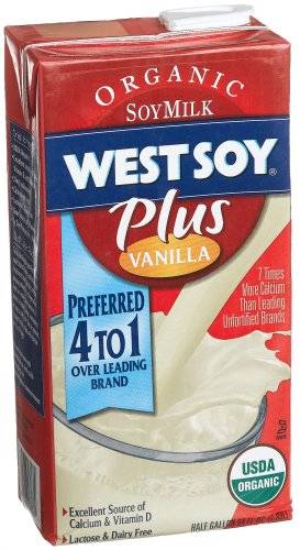 Westsoy - Westsoy Organic Soymilk Plus 64 oz - Vanilla (8 Pack)