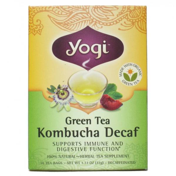 Yogi - Yogi Green Tea Decaf Kombucha 16 bag