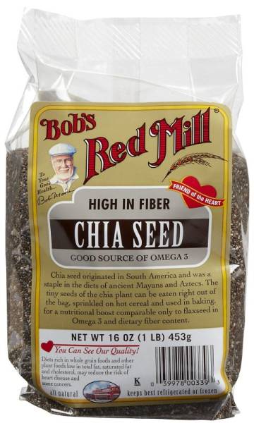 Bob's Red Mill - Bob's Red Mill Chia Seeds 16 oz (4 Pack)