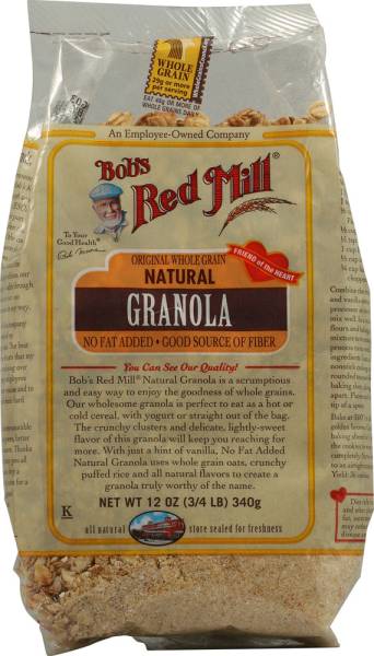 Bob's Red Mill - Bob's Red Mill No Fat Natural Granola 12 oz (4 Pack)