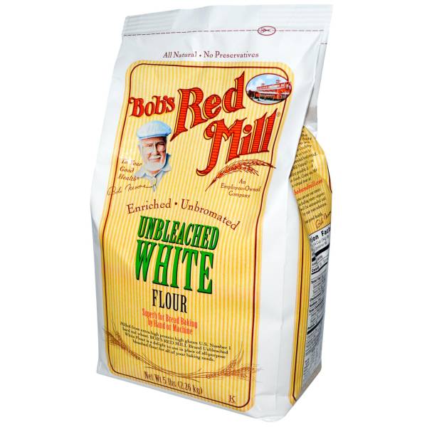 Bob's Red Mill - Bob's Red Mill Unbleached White Flour 5 lbs (4 Pack)