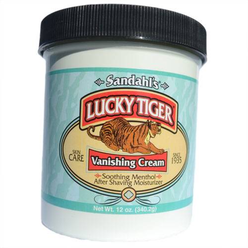 Lucky Tiger - Lucky Tiger Barber Shop Menthol Mint Vanishing Cream 12 oz