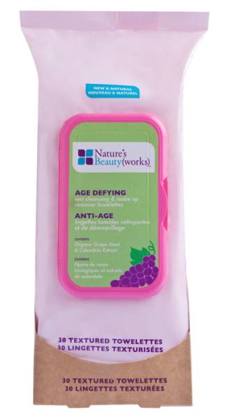 Nature's Beauty Works - Nature's Beauty Works Age Defying Towelettes 30 ct