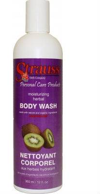 Strauss Herb Company - Strauss Herb Company Moisturizing Herbal Body Wash Kiwi 12 oz