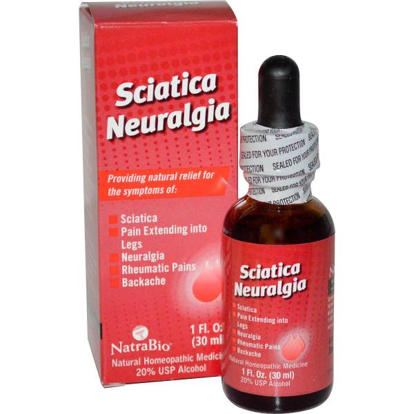 Natra-Bio/Botanical Labs - Natra-Bio Sciatica Neuralgia Relief 1 oz