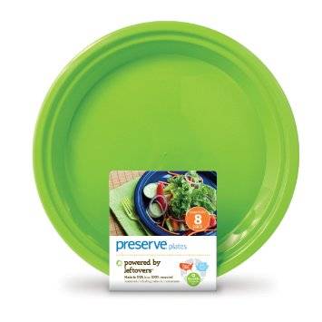 Preserve - Preserve On The Go Plate Green Apple Large 8 pc
