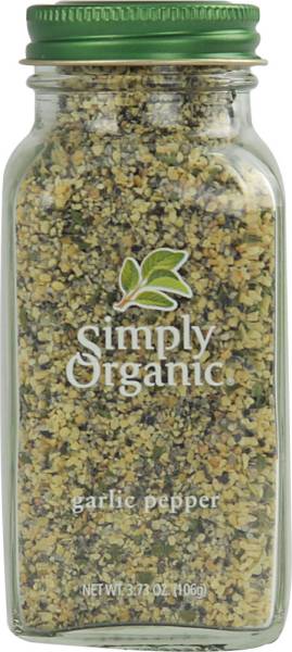 Simply Organic - Simply Organic Garlic Pepper 3.73 oz