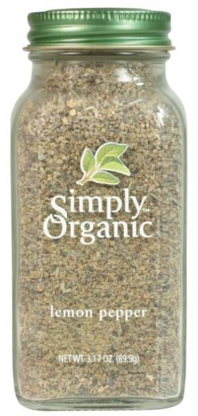 Simply Organic - Simply Organic Lemon Pepper 3.17 oz
