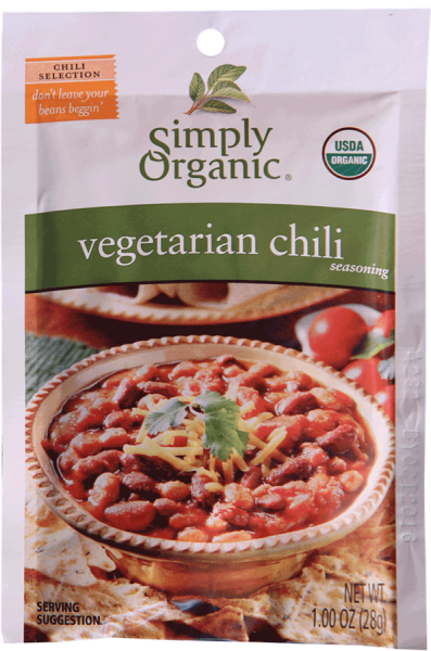 Simply Organic - Simply Organic Vegetarian Chili Seasoning 1 oz