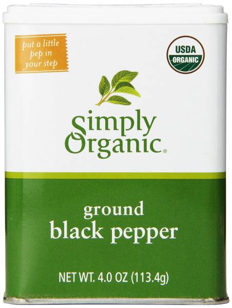 Simply Organic - Simply Organic Ground Black Pepper 4 oz