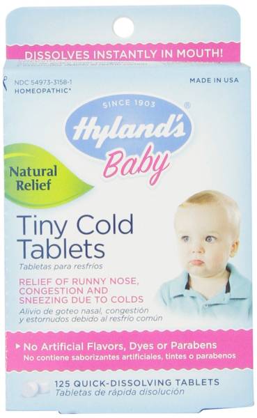 Hylands - Hylands Baby Tiny Cold tablets 125 tab