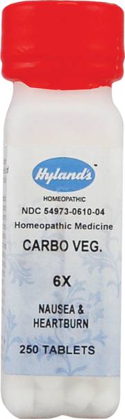 Hylands - Hylands Carba Vegetabilis 6X 250 tab