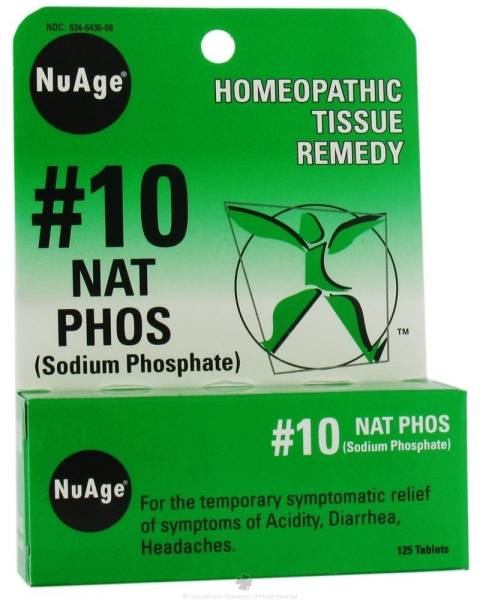 Hylands - Hylands NuAge Tissue Remedy - Natrum Phos 6X 125 tab