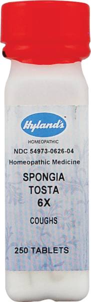 Hylands - Hylands Spongia Tosta 6X 250 tab