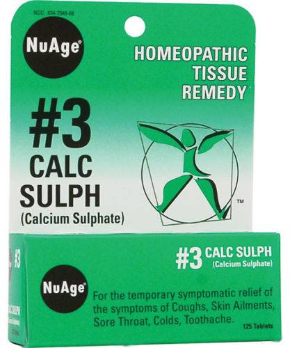 Hylands - Hylands NuAge Tissue Remedy - Calcium Sulphate 6X 125 tab