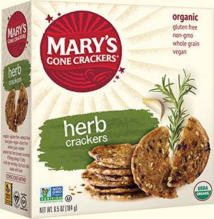 MARY`S GONE CRACKERS - Mary's Gone Crackers Herb 6.5 oz (12 Pack)
