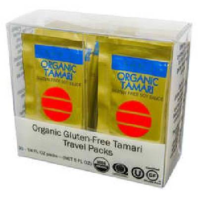 San-J - San-J Organic Tamari Travel Packs 20 count (12 Pack)