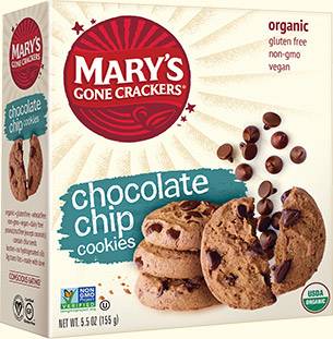 MARY`S GONE CRACKERS - Mary's Gone Crackers Chocolate Chip Cookies 5.5 oz (6 Pack)
