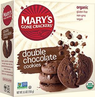 MARY`S GONE CRACKERS - Mary's Gone Crackers Double Chocolate Cookies 5.5 oz (6 Pack)