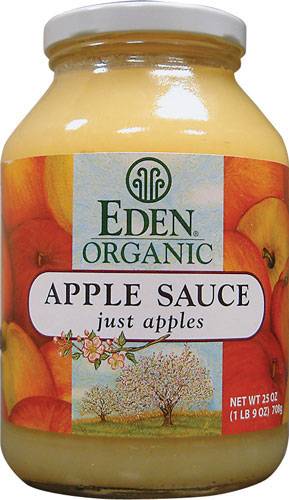 Eden Foods - Eden Foods Apple Sauce 25 oz (6 Pack)