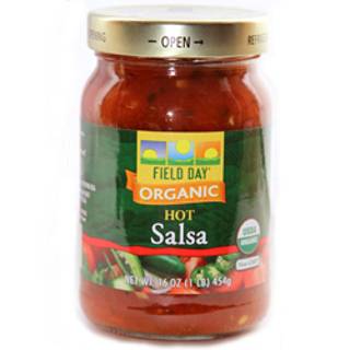 Field Day Products - Field Day Products Organic Hot Salsa 16 oz (12 Pack)