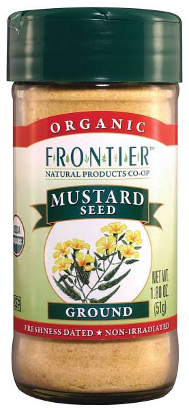 Frontier Natural Products - Frontier Natural Products Organic Ground Yellow Mustard Seed 1.8 oz