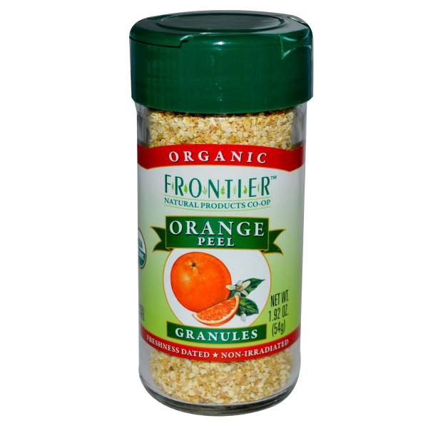 Frontier Natural Products - Frontier Natural Products Organic Orange Peel Granules 1.92 oz