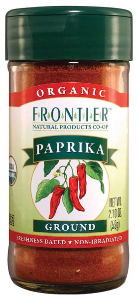 Frontier Natural Products - Frontier Natural Products Organic Paprika 2.1 oz