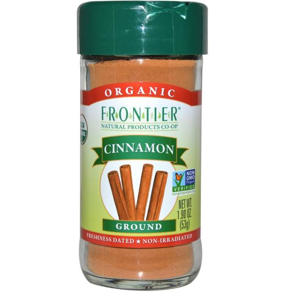 Frontier Natural Products - Frontier Natural Products Organic Ground Cinnamon 1.9 oz