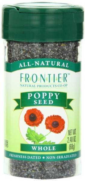 Frontier Natural Products - Frontier Natural Products Organic Poppy Seeds 2.4 oz