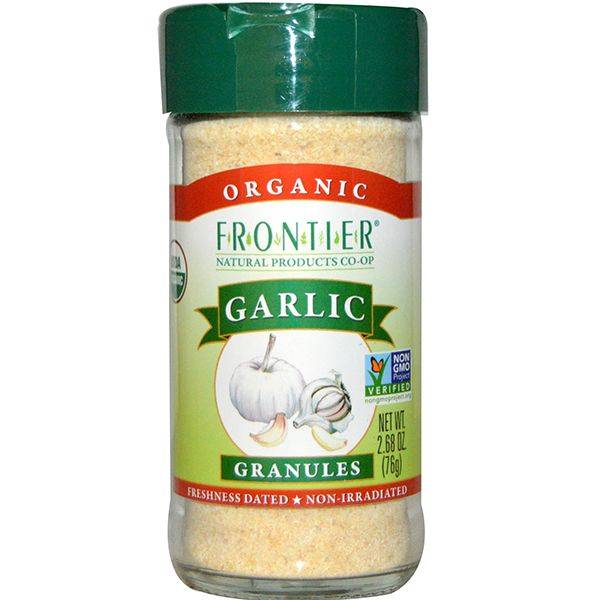 Frontier Natural Products - Frontier Natural Products Organic Garlic Granules 2.7 oz