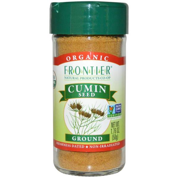 Frontier Natural Products - Frontier Natural Products Organic Ground Cumin Seed 1.76 oz