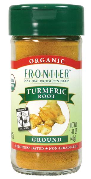 Frontier Natural Products - Frontier Natural Products Organic Fair Trade Ground Tumeric Root 1.41 oz