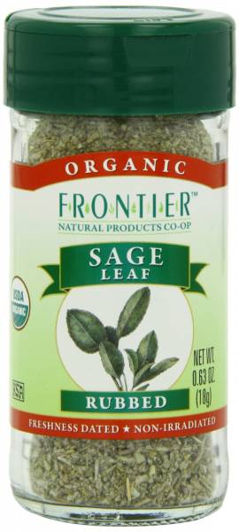 Frontier Natural Products - Frontier Natural Products Organic Sage Leaf 0.63 oz