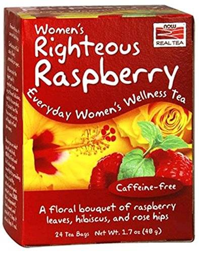 Now Foods - Now Foods Women's Righteous Raspberry Tea 1.7 oz (24 Bags)