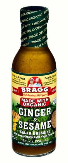 Bragg - Bragg Ginger & Sesame Salad Dressing 12 oz (6 Pack)