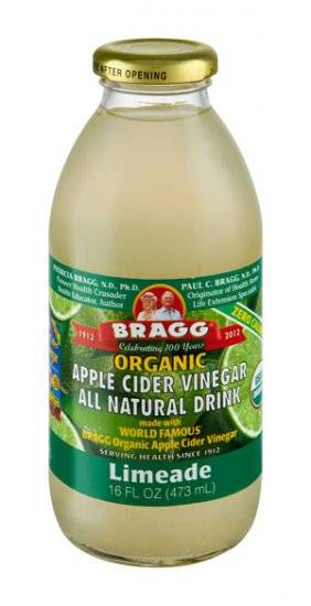Bragg - Bragg Organic Apple Cider Vinegar Drink - Limeade 16 oz (12 Pack)