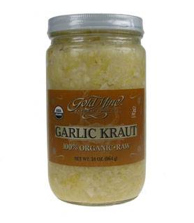 Goldmine - Goldmine Gold Mine Organic Raw Garlic Kraut 34 oz