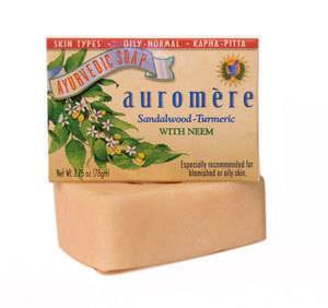 Auromere - Auromere Ayurvedic Bar Soap Sandal-Turmeric (2 Pack)