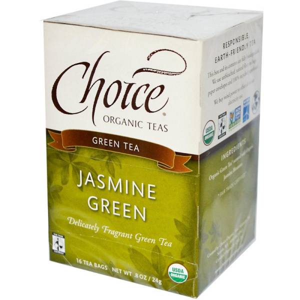 Choice Organic Teas - Choice Organic Teas Jasmine Green (16 bags) (2 Pack)