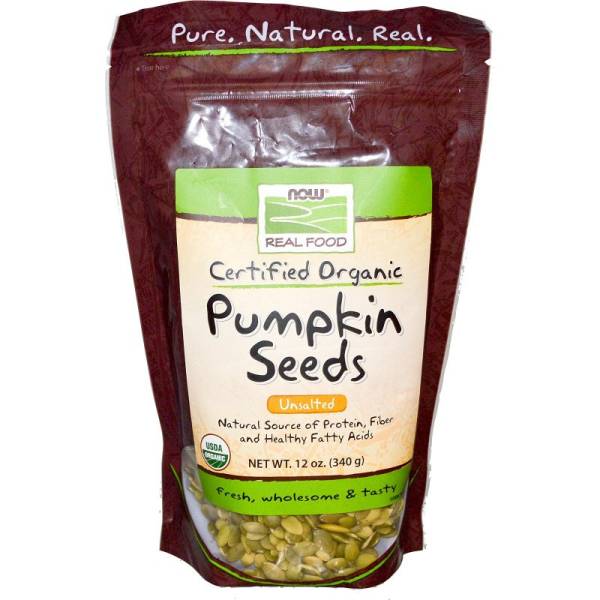Now Foods - Now Foods Pumpkin Seeds Certified Organic 12 oz (2 Pack)