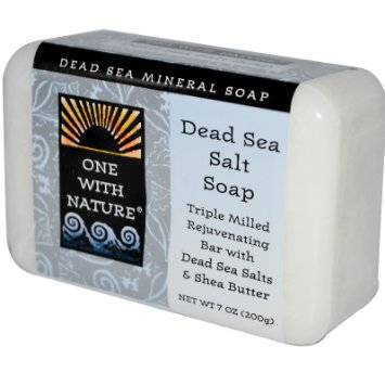 One With Nature - One With Nature Dead Sea Salt Bar Soap 7 oz (2 Pack)