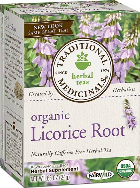 Traditional Medicinals - Traditional Medicinals Organic Licorice Root Tea 16 bag (2 Pack)