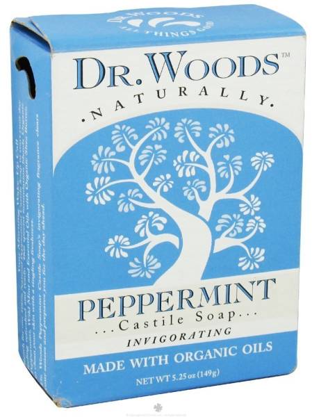 Dr Woods - Dr Woods Bar Soap Peppermint with Organic Oil 5.25 oz