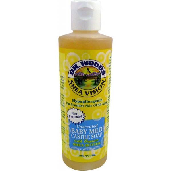 Dr Woods - Dr Woods Castile Soap Liquid Baby Mild with Shea Butter 8 oz