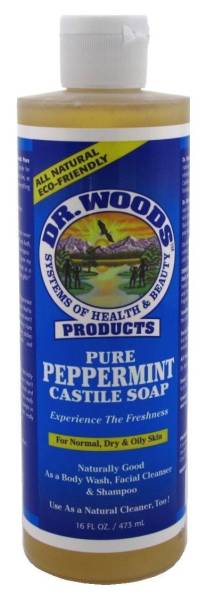 Dr Woods - Dr Woods Castile Soap Liquid Peppermint 16 oz