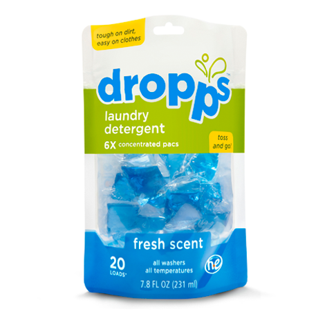 Dropps - Dropps Laundry Detergent Pacs Fresh Scent 20 ct